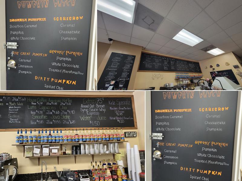 Something's Brewing Coffee Shop Menu