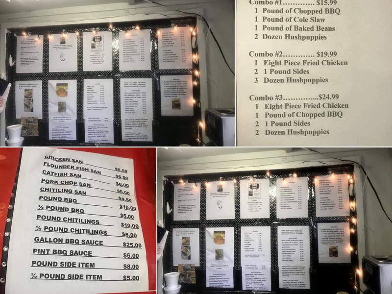 E&H Barbeque Hut Menu