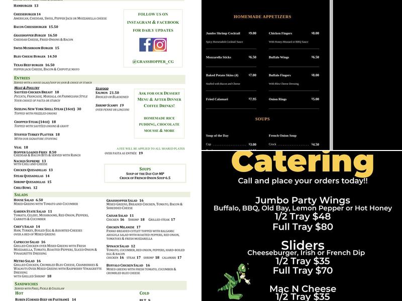 Grasshopper Menu