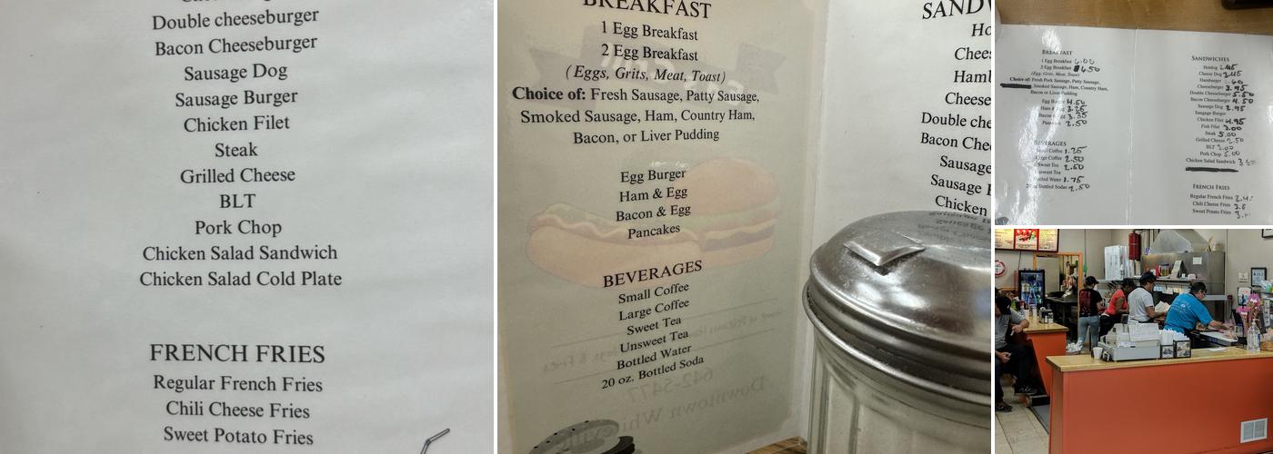 Eds Grill Menu