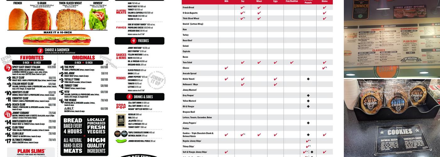 Jimmy John's Menu