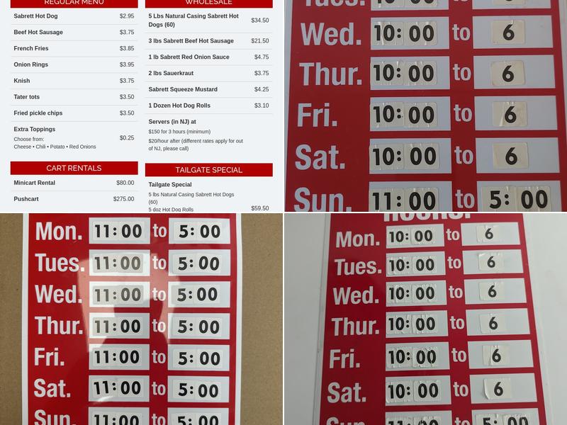 Mike's Dog House Menu