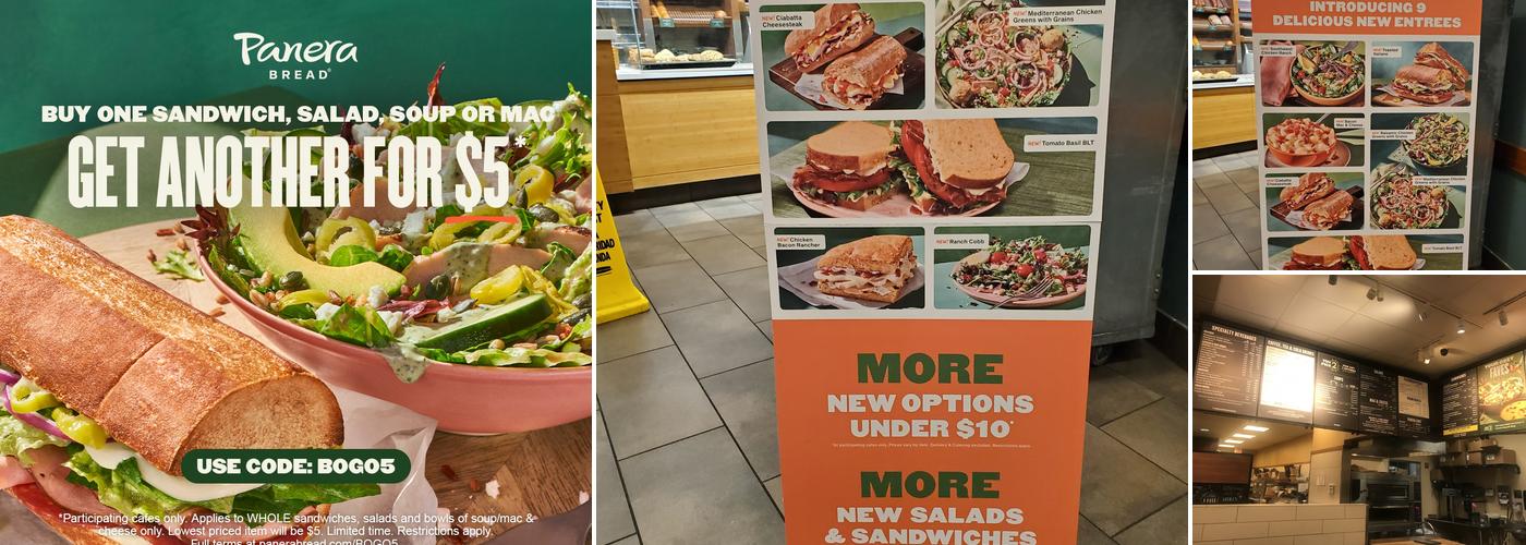 Panera Bread Menu