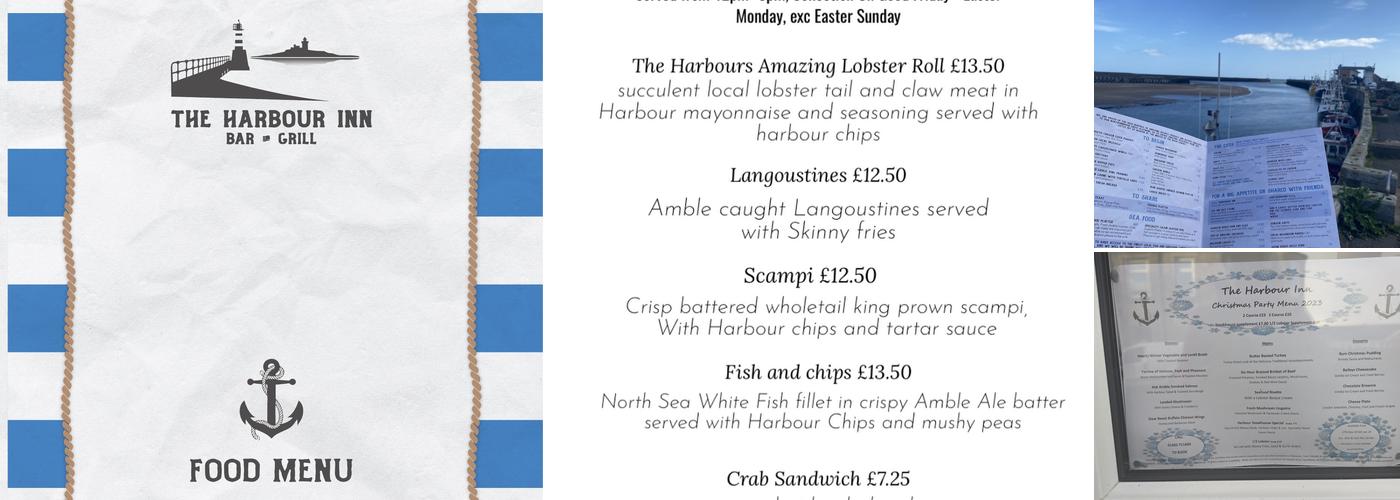 The Harbour Inn - Amble Menu