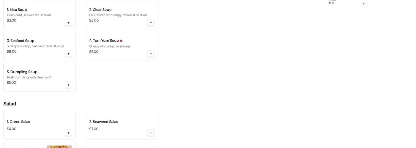 Kyoto Sushi III Menu