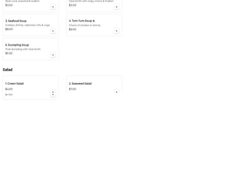 Kyoto Sushi III Menu