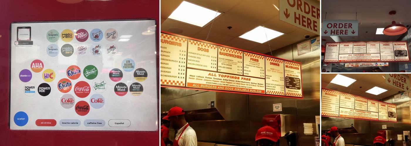 Five Guys Menu