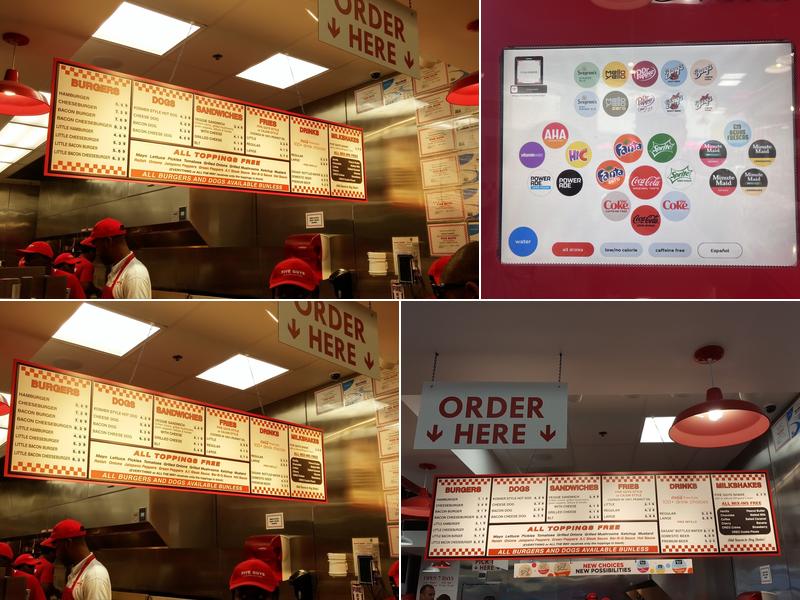 Five Guys Menu