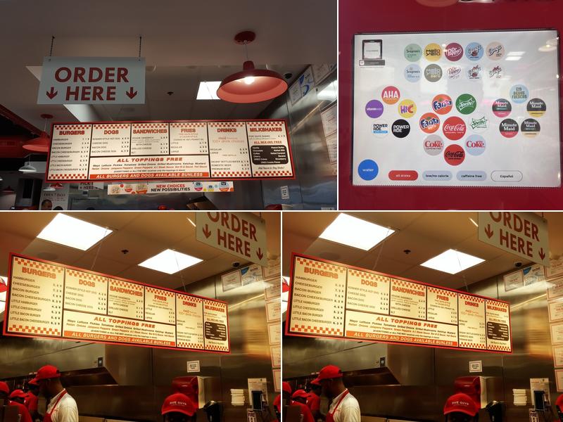 Five Guys Menu