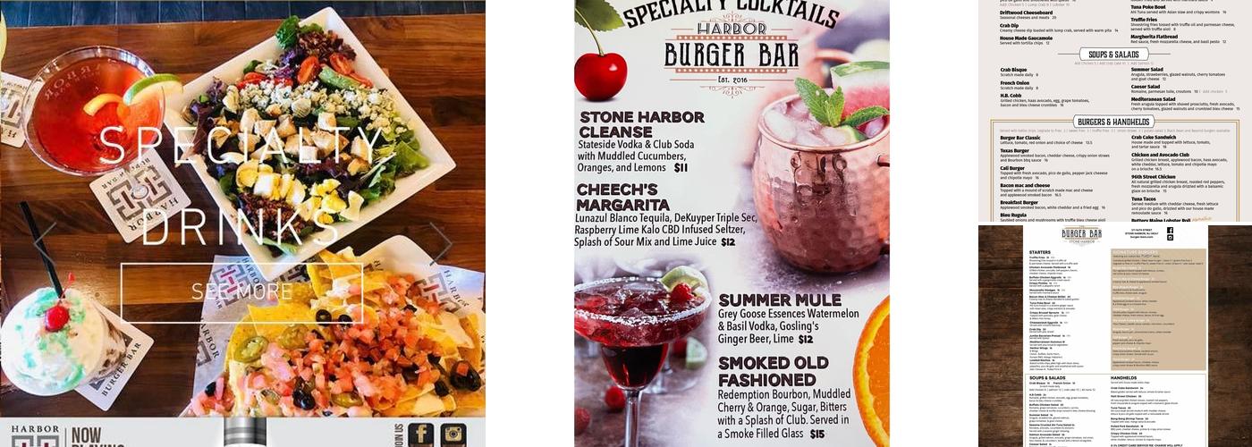 Harbor Burger Bar Menu