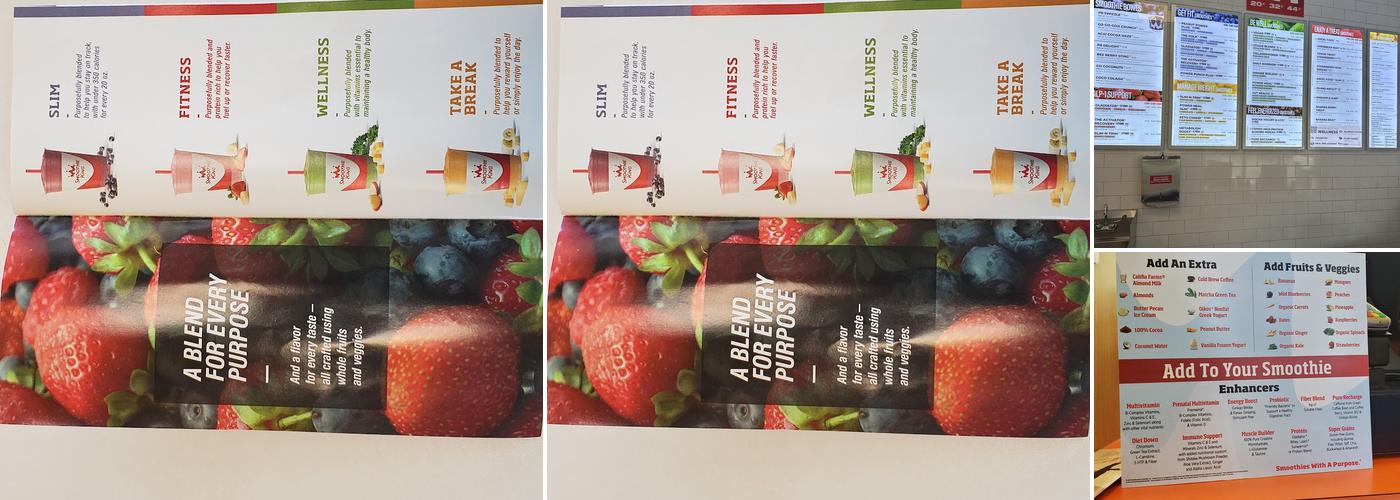 Smoothie King Menu