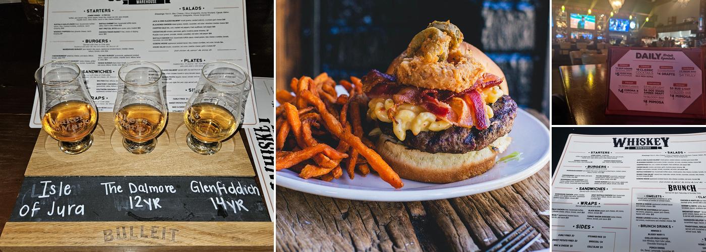 Whiskey Warehouse Menu