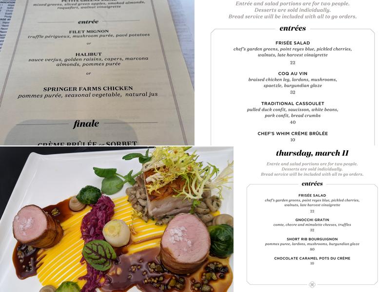 Cru Uncorked Menu