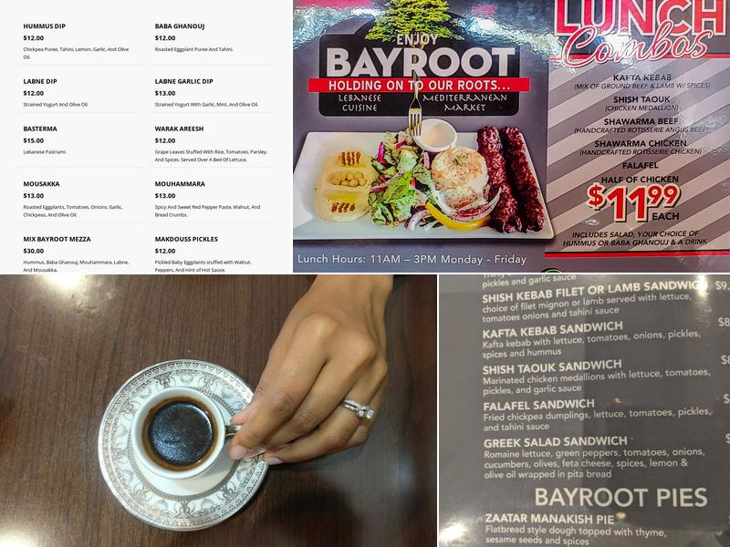 Bayroot Menu