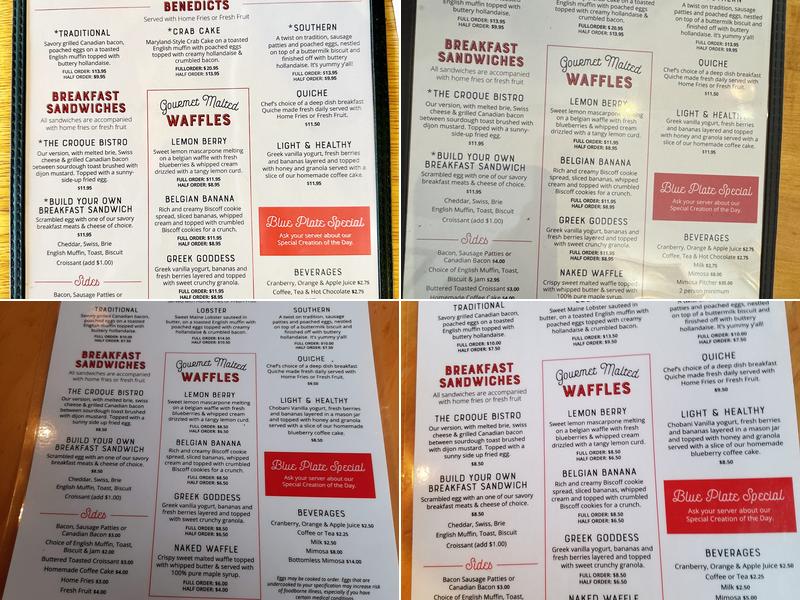 Midland Bistro Menu