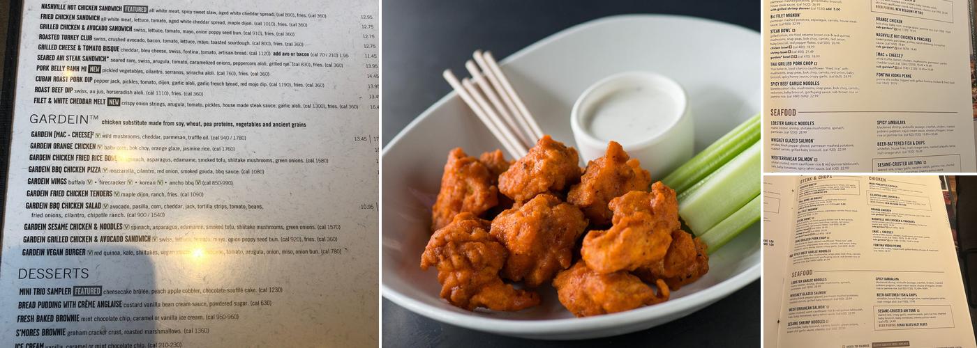 Yard House Menu