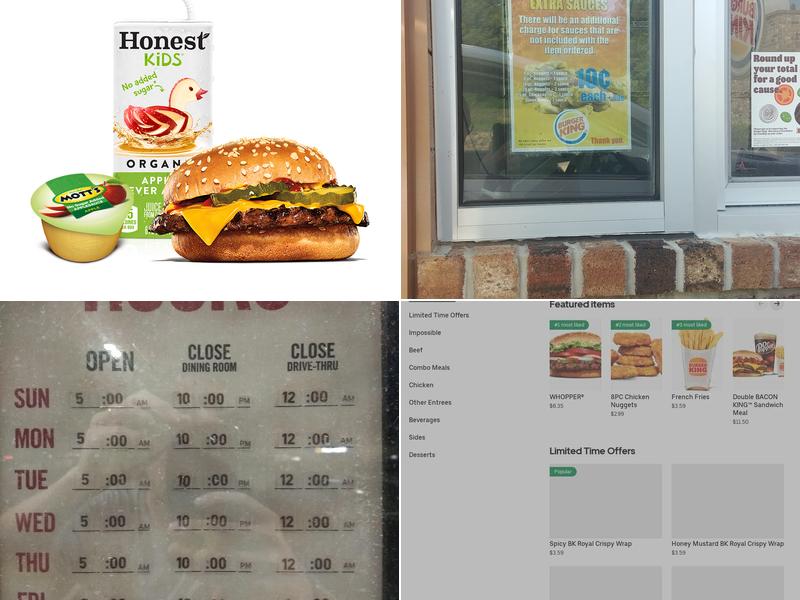 Burger King Menu