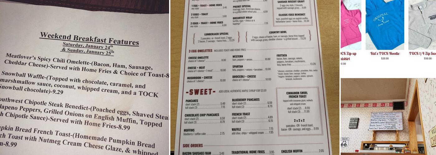 Original Candy Kitchen Menu