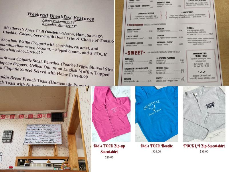 Original Candy Kitchen Menu