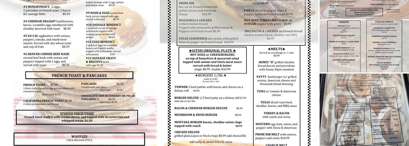 Star Diner Menu