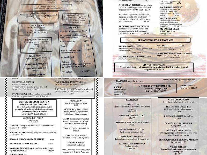 Star Diner Menu