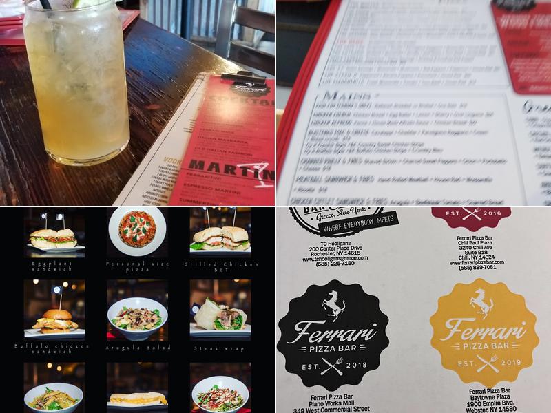 Ferrari Pizza Bar Menu