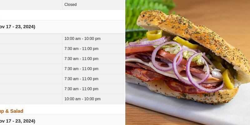 Brick City Cafe Menu