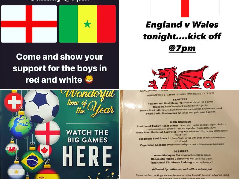 The George & Dragon Menu