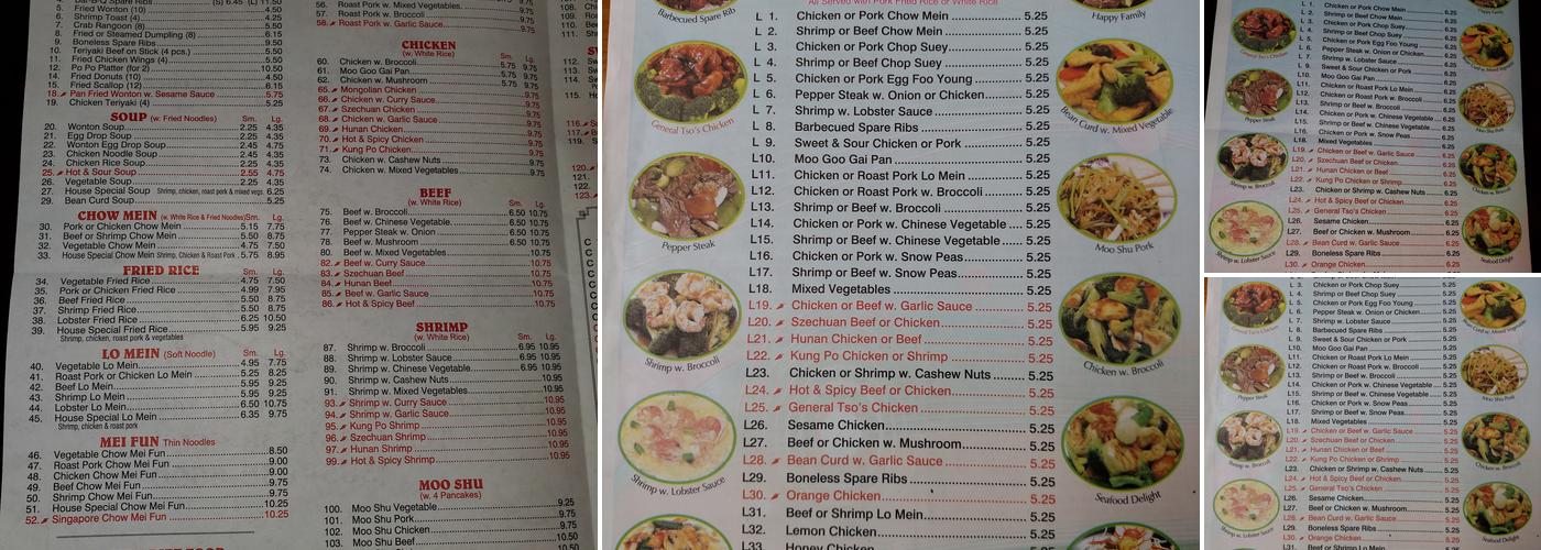 China Wok Holley Menu