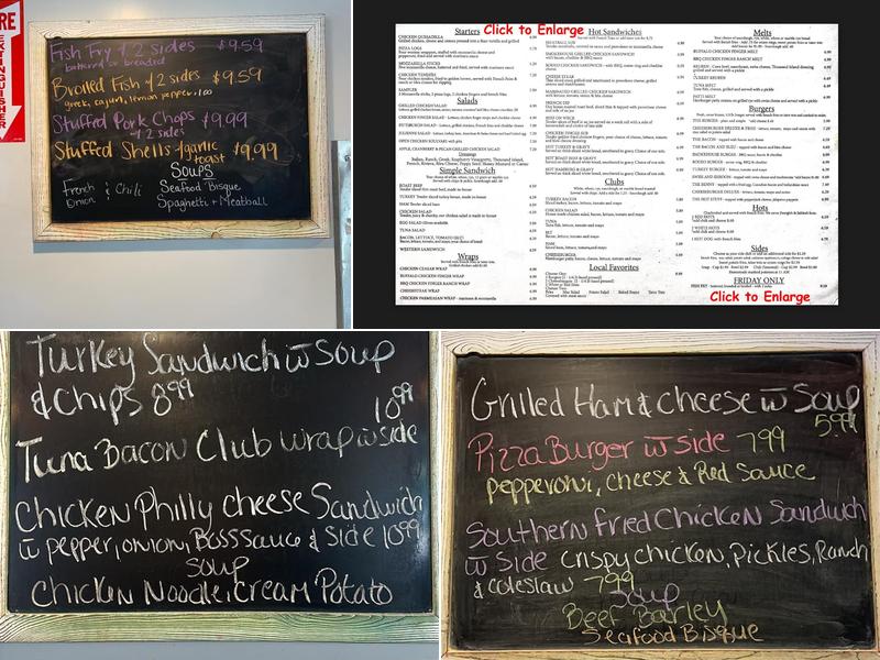 LeRoy's No Finer Diner Menu