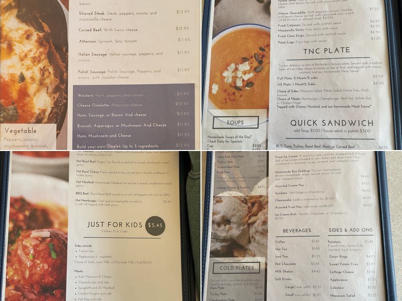 Town & Country Restaurant Menu