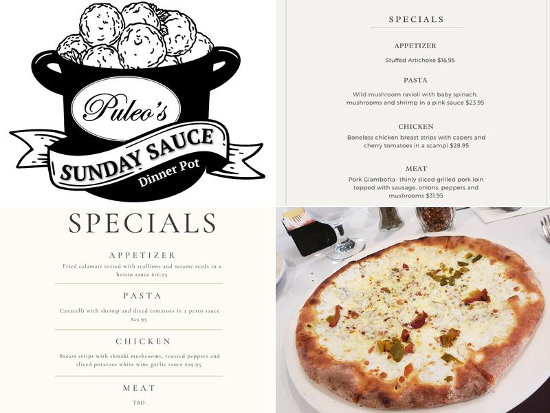 Puleo's Brick Oven Menu
