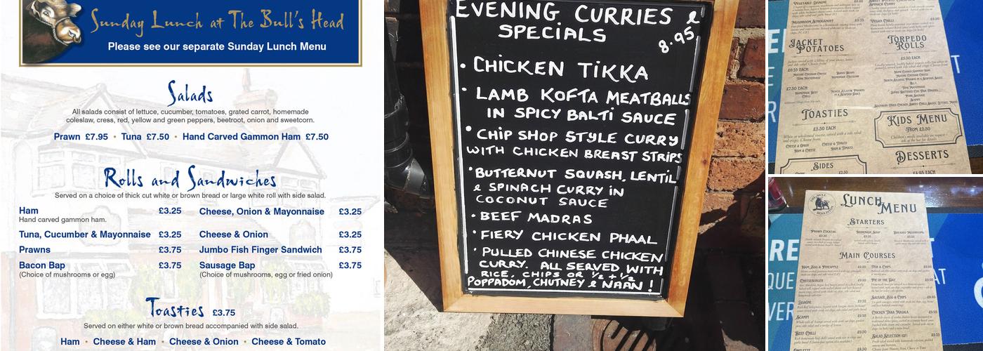 The Bulls Head Menu