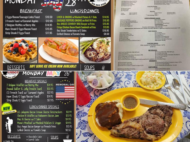 5S Diner Menu