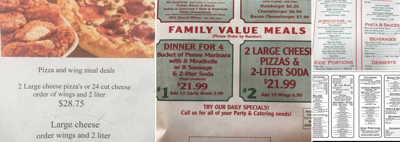Ceasars Pizza Menu