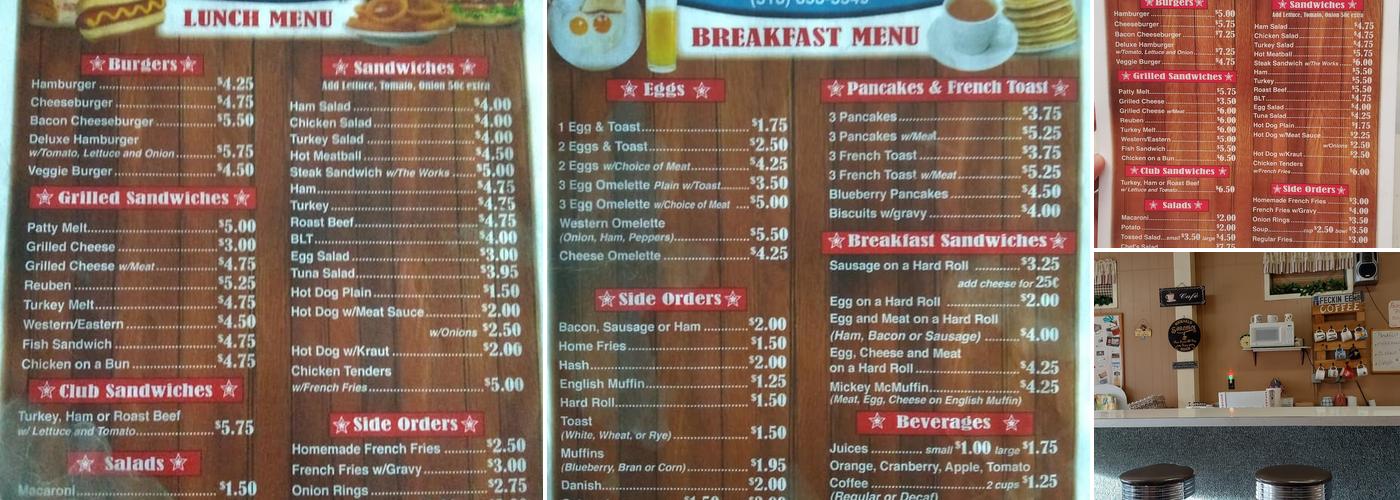 Michael's Diner Menu