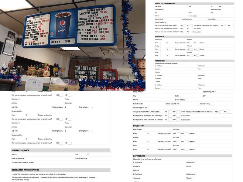 Nonna Dina Pizzeria Menu