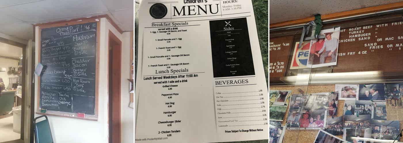 Brookside Diner Menu