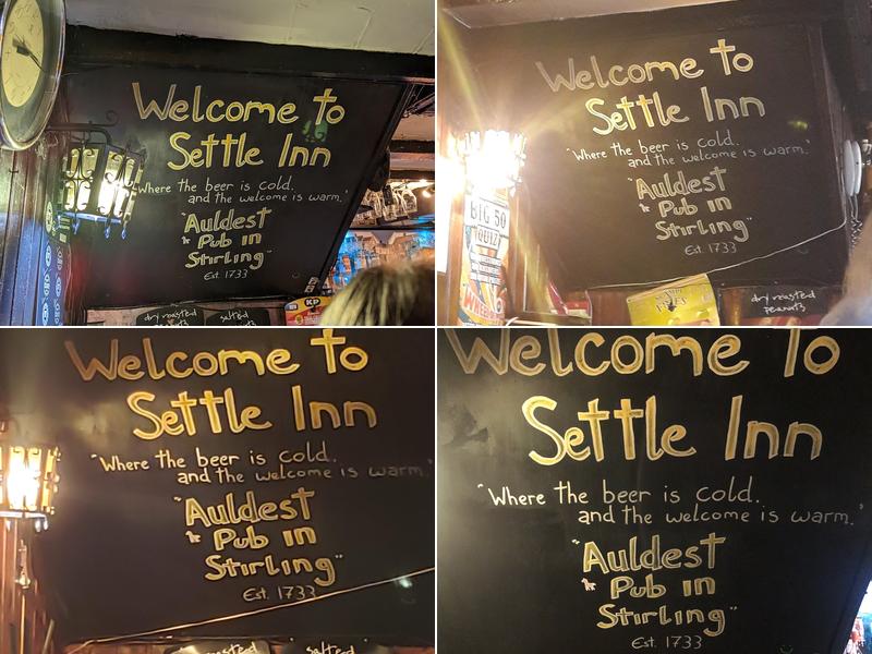 Settle Inn Menu