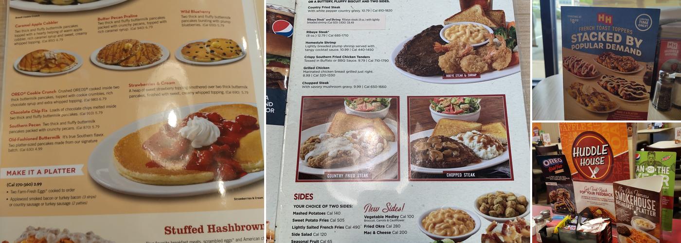 Huddle House Menu