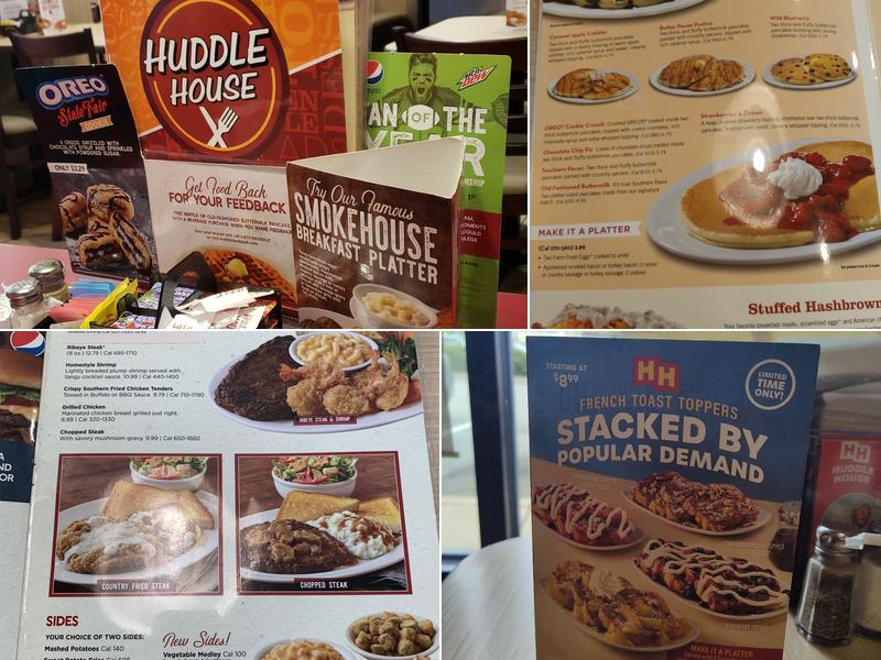 Huddle House Menu