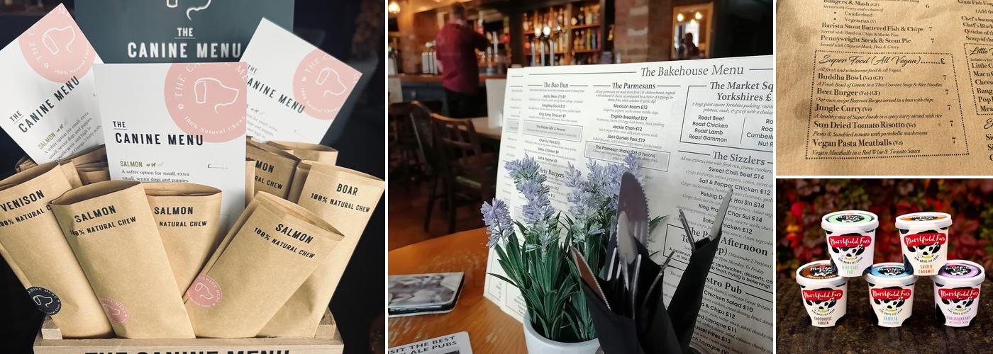 The Pennyweight Menu