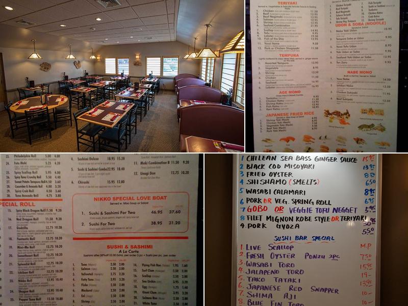 Nikko Menu