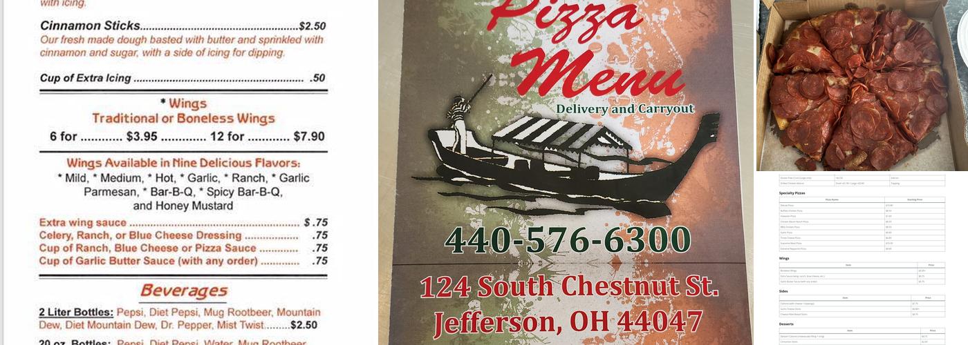 Colucci's Pizza Menu
