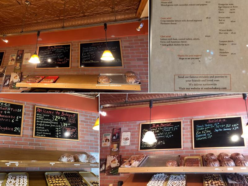 Budapest Cafe Menu