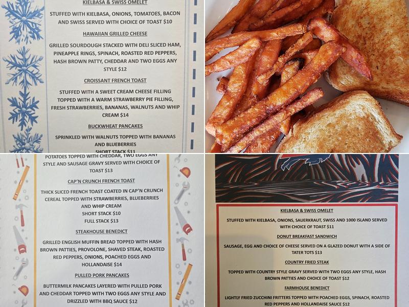Brady J's Menu