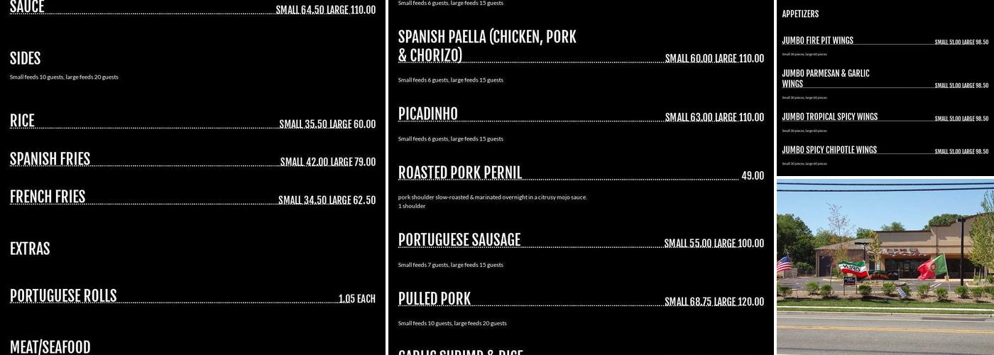 Fire Pit Grill Menu