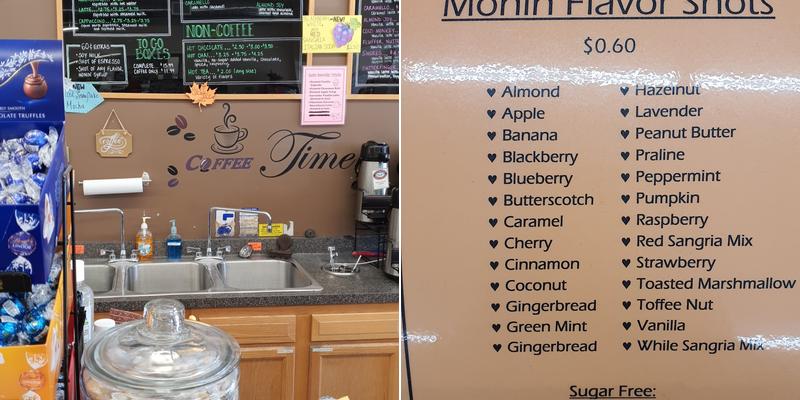 Coffee Corner Menu