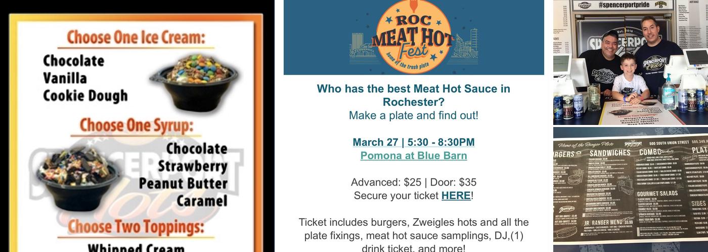 Spencerport Hots Menu