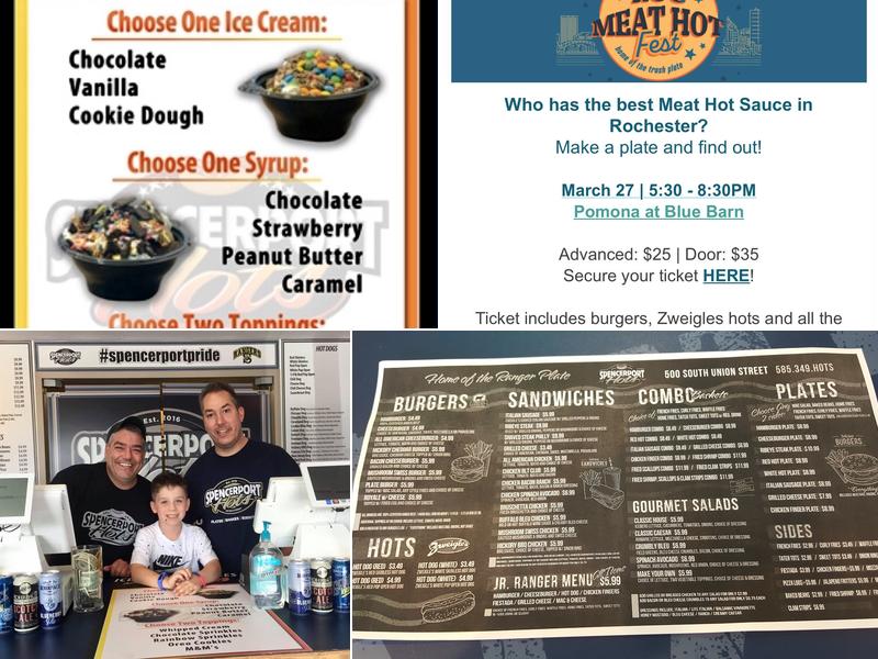 Spencerport Hots Menu